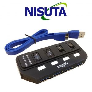 HUB USB 3.0 DE 4 PUERTOS NISUTA- NSUH0431