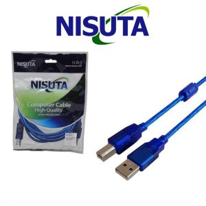 CABLE USB 2.0 REAL IMPRESORA AM-BM de 1,8 M CON FILTRO NISUTA