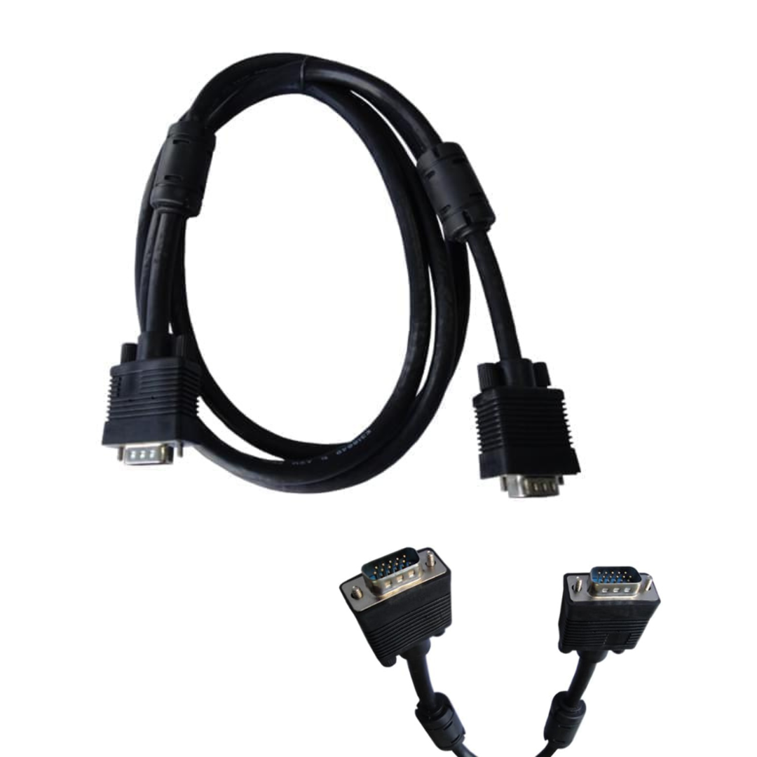 Cable VGA DB15AM-15AM 1.5Mts Coaxilado CON FILTRO NISUTA -NSCVGA