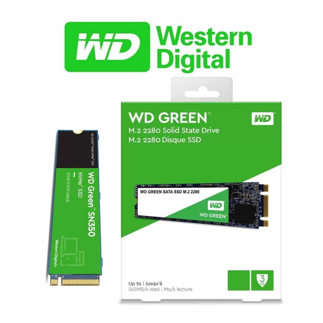 SSD M.2 NVME WESTERN DIGITAL GREEN SN350 240GB | 480GB
