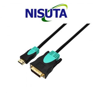 CABLE HDMI A DVI-D 1.5M CON FILTROS NISUTA- NSCADVHD2