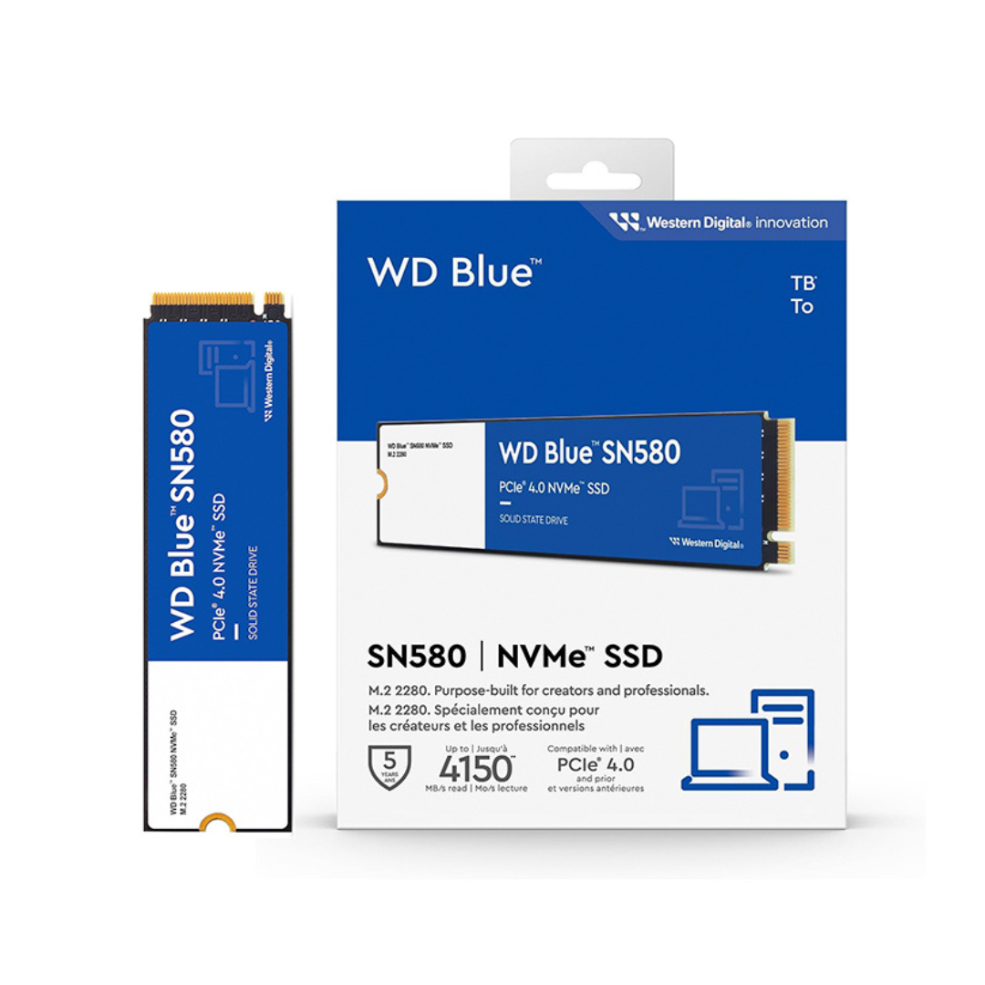 SSD M.2 WESTERN DIGITAL BLUE SN580 PCIe 4.0