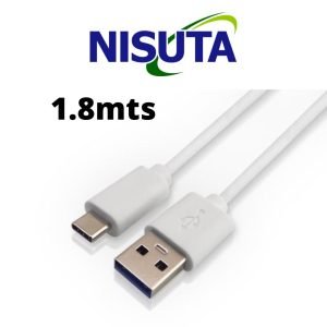 CABLE USB C 3.1 A USB 3.0 A MACHO DE 1M NISUTA- NSCUSCAM