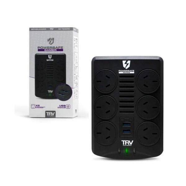 ESTABILIZADOR TRV POWERSAFE GAMER RJ-45 PORT
