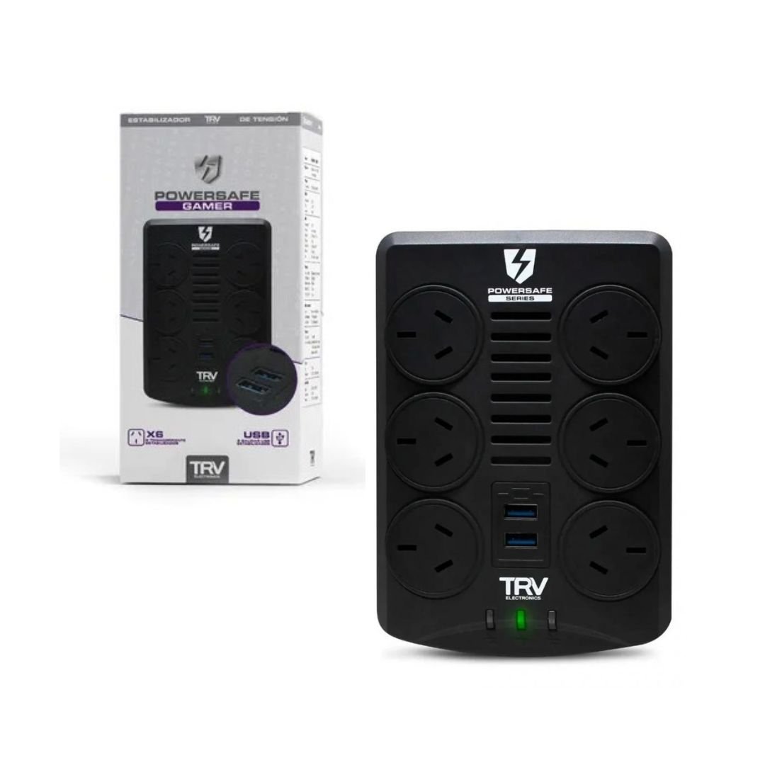 ESTABILIZADOR TRV POWERSAFE GAMER RJ-45 PORT