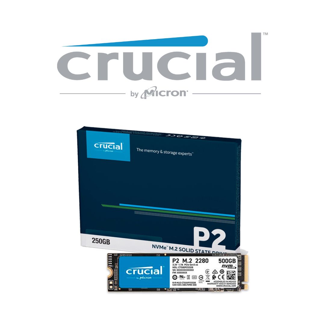 SSD NVME M.2 250GB P2 CRUCIAL