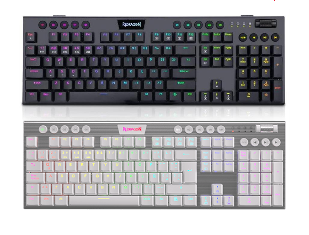 Teclado HORUS FS K618 Wireless BT|2.4Ghz REDRAGON