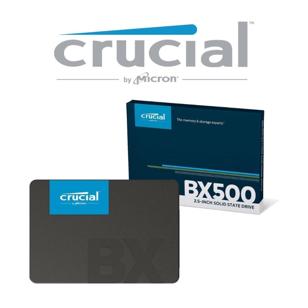 SSD CRUCIAL BX500 SATA III 2,5″ 240GB| 500GB|1TB | AyP Computacion