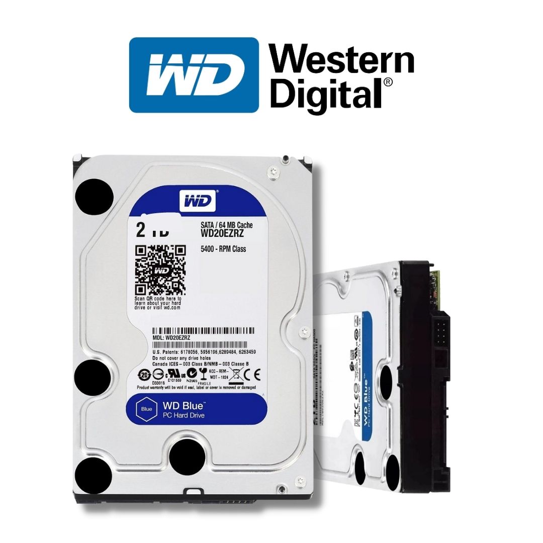 HDD WESTERN DIGITAL BLUE 64MB 1TB | 2TB