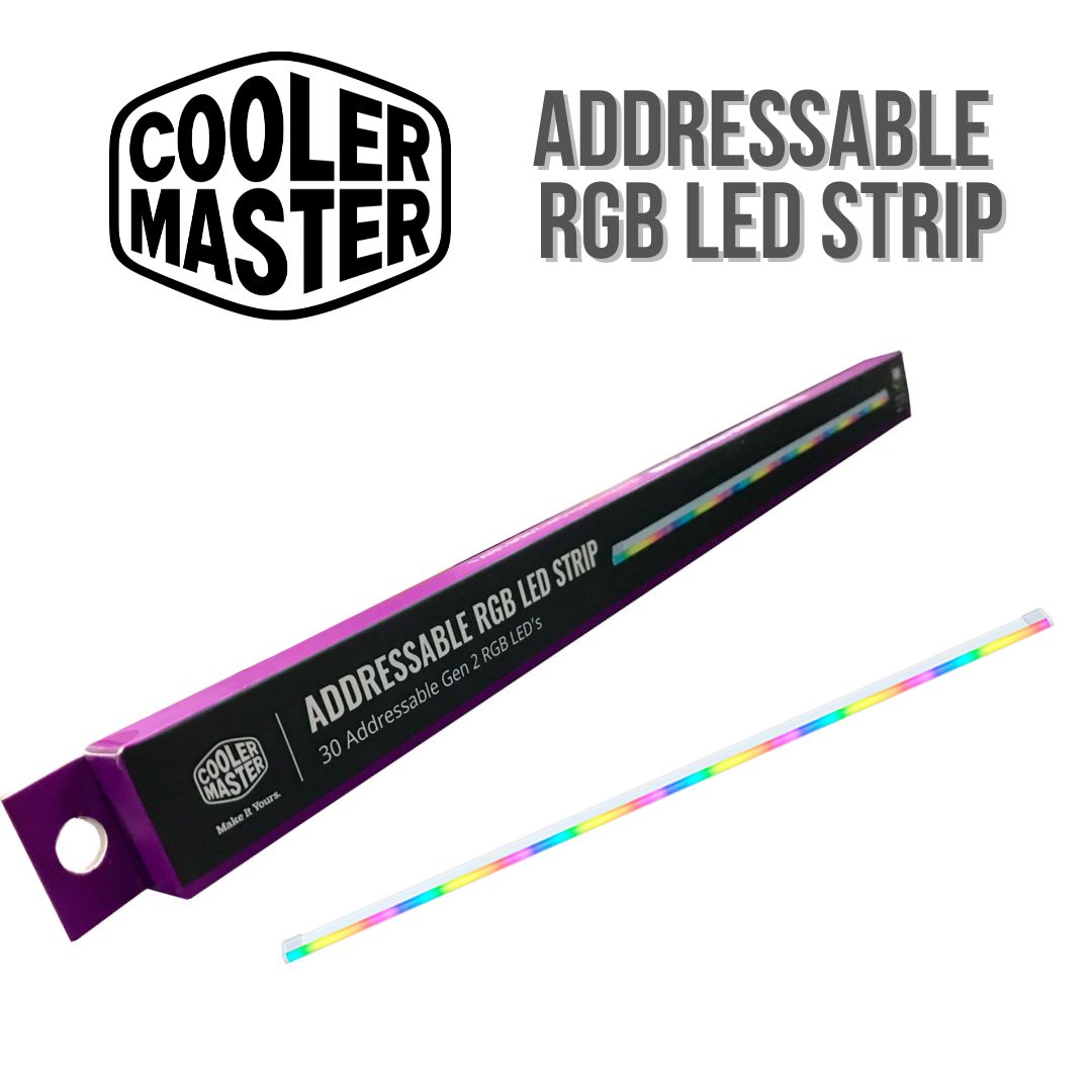ADDRESSABLE RGB LED STRIP COOLER MASTER (TIRA LED PARA GABINETES)