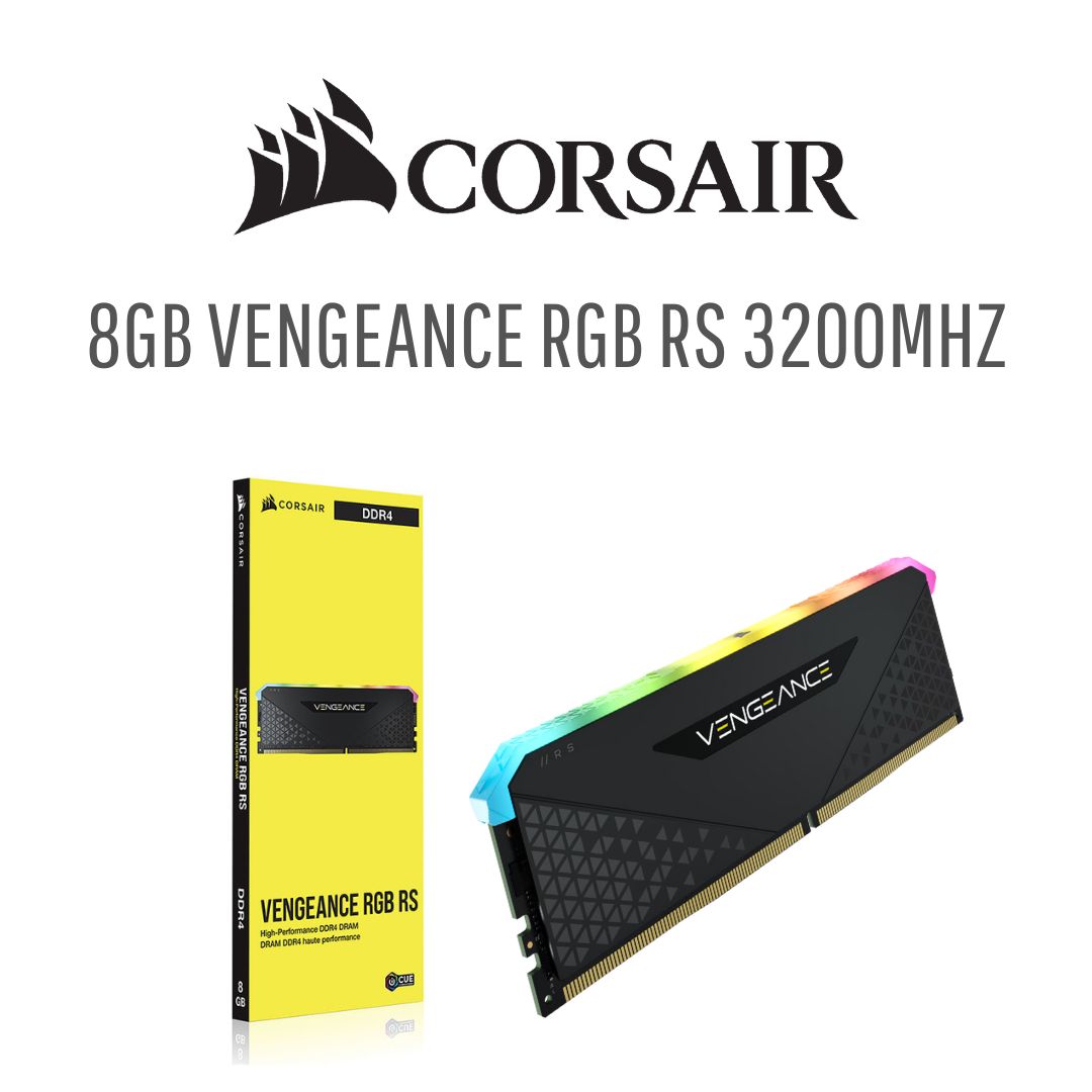 RAM DDR4 8GB CORSAIR VENGEANCE RGB RS 3200MHZ