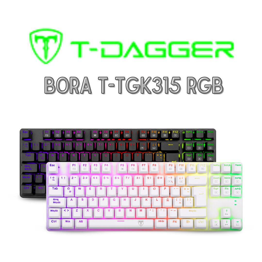 TECLADO T-DAGGER BORA T-TGK315 RGB