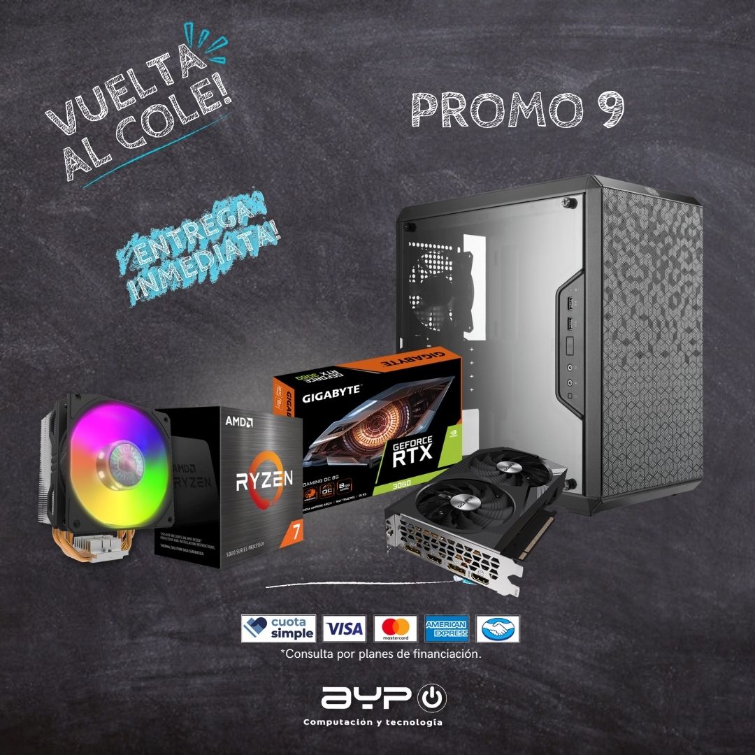 PROMO 9 – PC GAMER AMD RYZEN 7 + RTX 3060