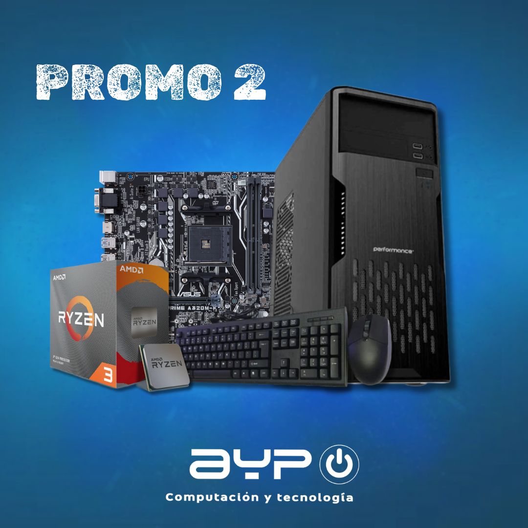 PROMO 2- AMD RYZEN 3200G | 16GB RAM | SSD 480GB