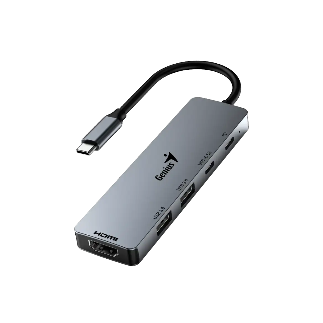 HUB GENIUS UH-500 USB-C HDMI 4K/60HZ PD-100W