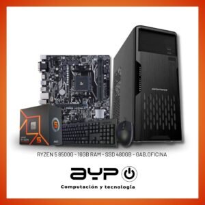 PROMO 4: PC AMD Ryzen 5 8500G, 16GB RAM DDR5, NVMe 512GB | Alta Velocidad