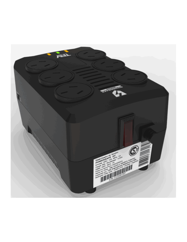 ESTABILIZADOR TRV POWERSAFE AV RJ45 6 TOMAS - Imagen 3