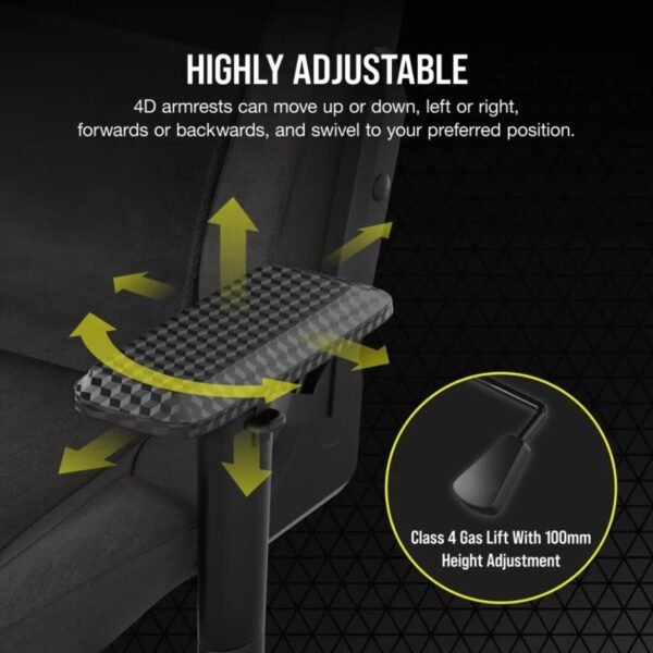 SILLA CORSAIR T3 RUSH - Imagen 2
