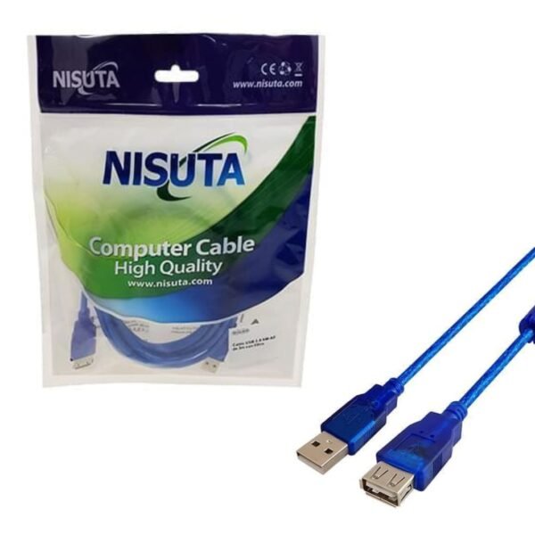 CABLE ALARGUE USB 2.0 REAL AM-AH 3 M NISUTA- NSCALUS3R