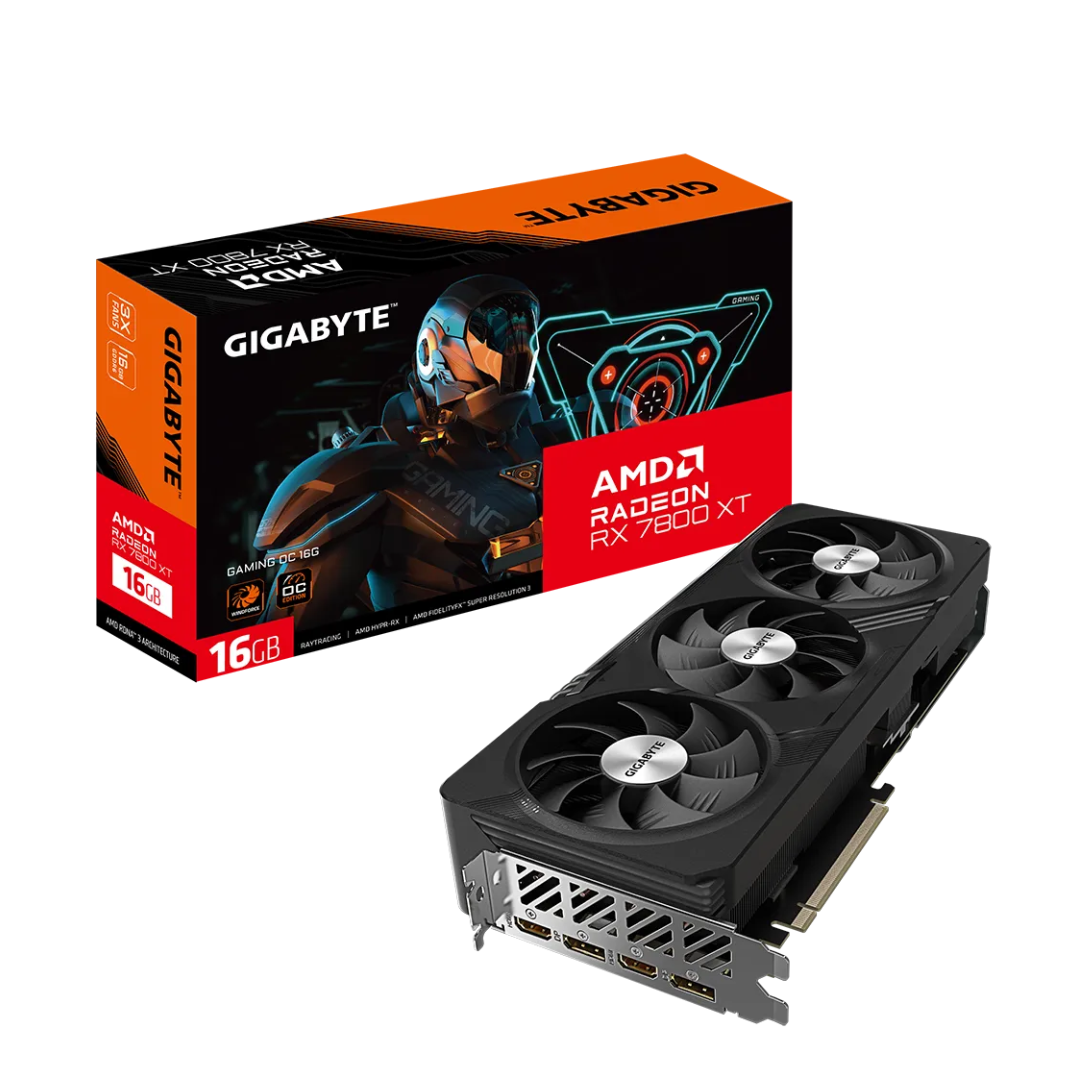 PLACA DE VIDEO RX7800 XT 16GB GAMING OC GIGABYTE