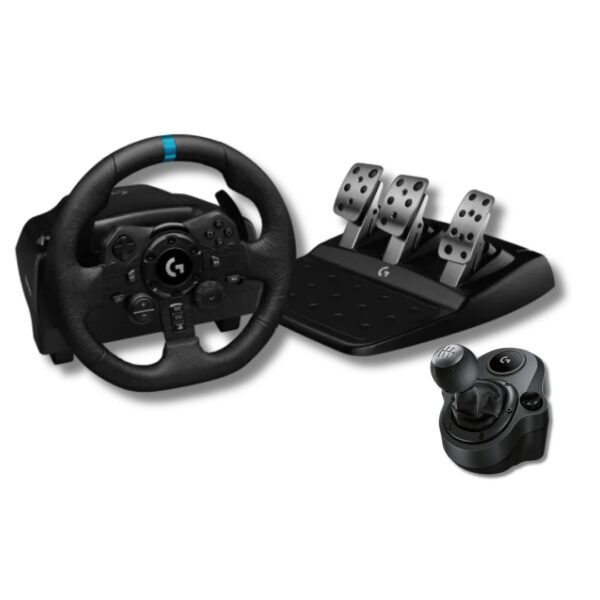 VOLANTE LOGITECH G923 + Palanca de Cambio Driving Force