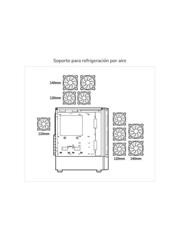 GABINETE COUGAR MX360 RGB - Imagen 6