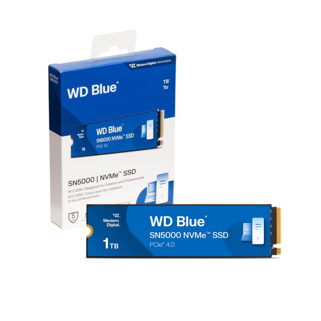 SSD M.2 WD BLUE SN5000 PCIe Gen4 x4 1TB