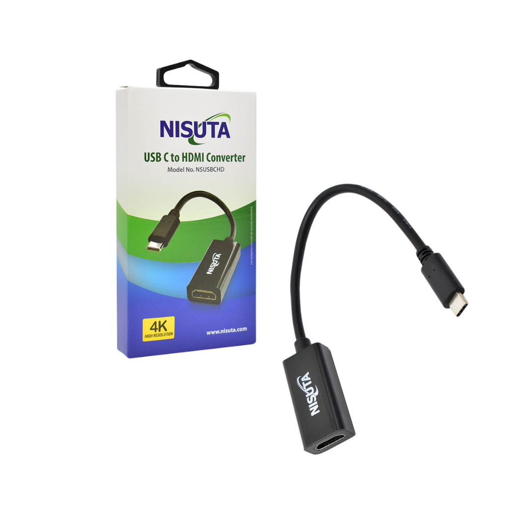 Conversor USB C 3.1 a HDMI 4K hembra NSUSBCHD NISUTA