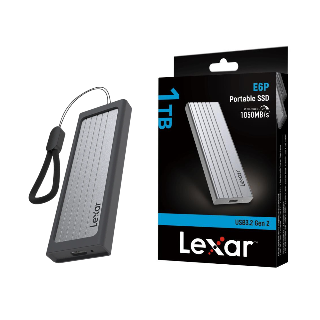 Disco Externo SSD LEXAR E6P 1TB USB 3.2 GEN2