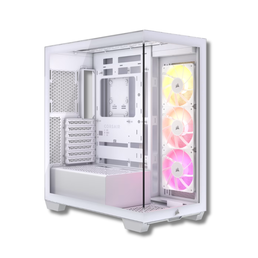 Gabinete CORSAIR 3500x TG ARGB White