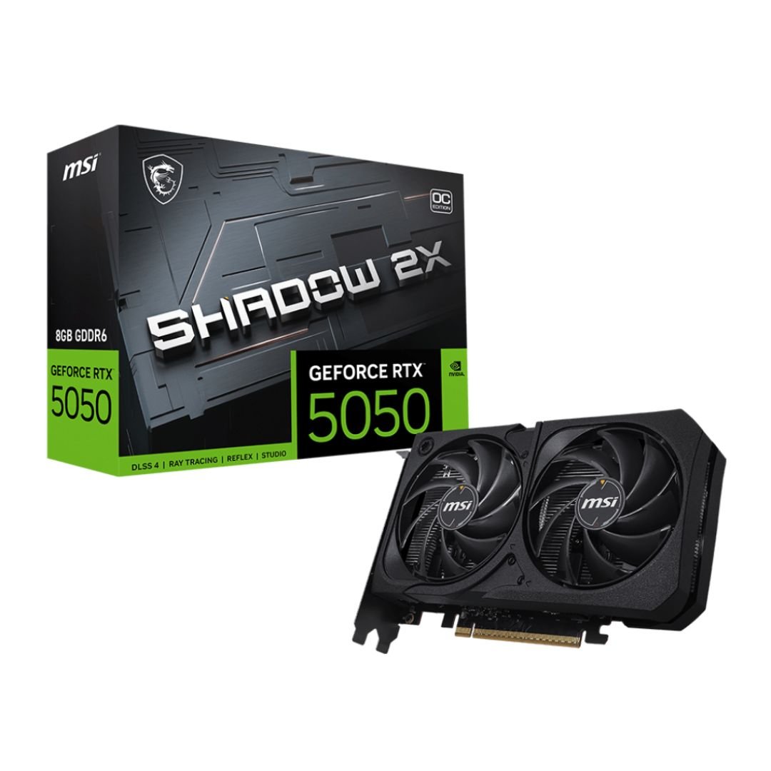 PLACA DE VIDEO RTX 5050 8GB MSI SHADOW X2
