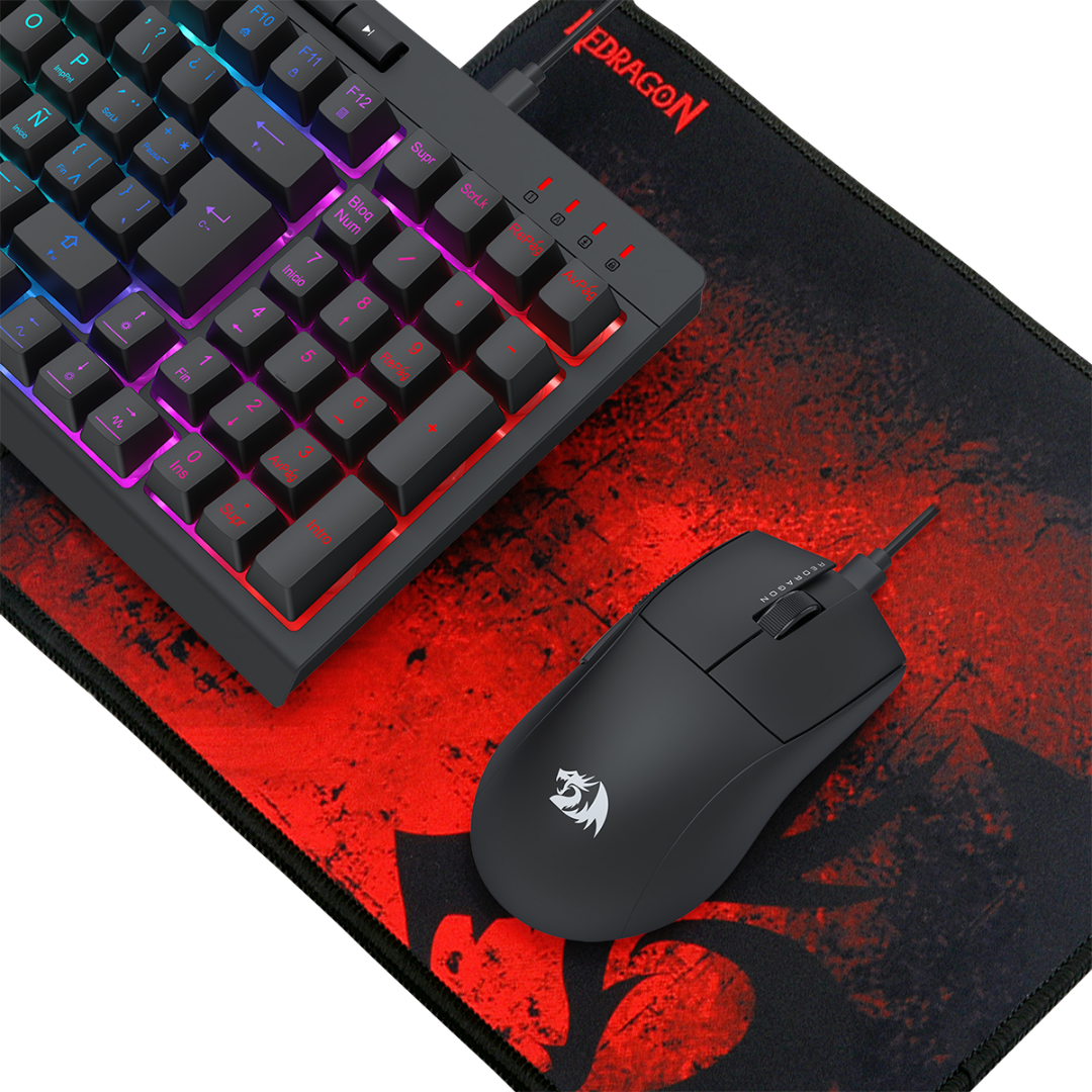 Kit Teclado Mouse Redragon S147-SP 4en1 (K515RGB+ M724+H211+P016) - Imagen 3