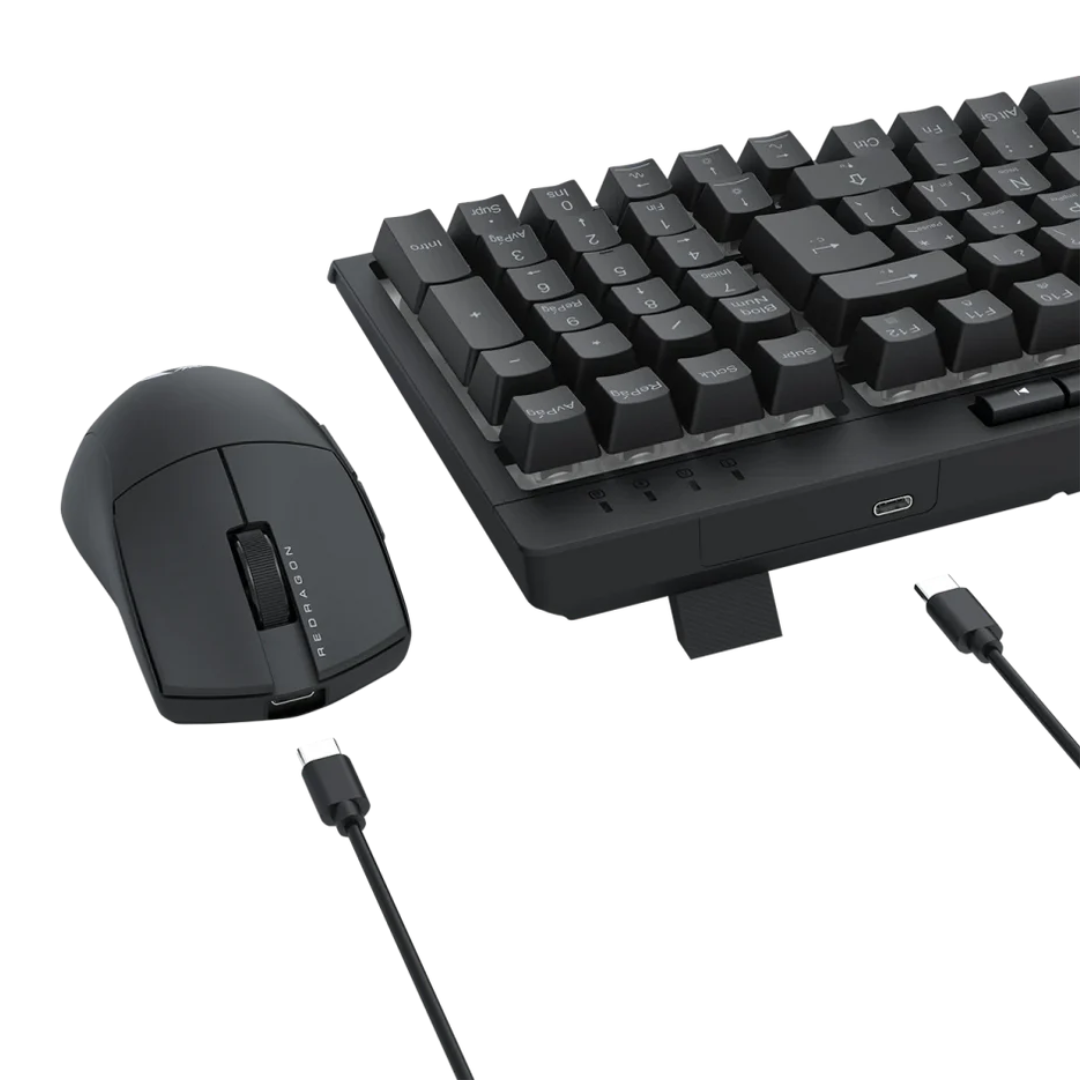 Kit Teclado Mouse Redragon S147-SP 4en1 (K515RGB+ M724+H211+P016) - Imagen 4