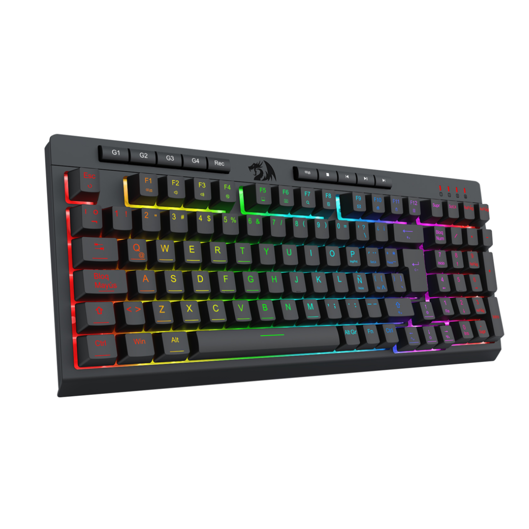 Kit Teclado Mouse Redragon S147-SP 4en1 (K515RGB+ M724+H211+P016) - Imagen 5
