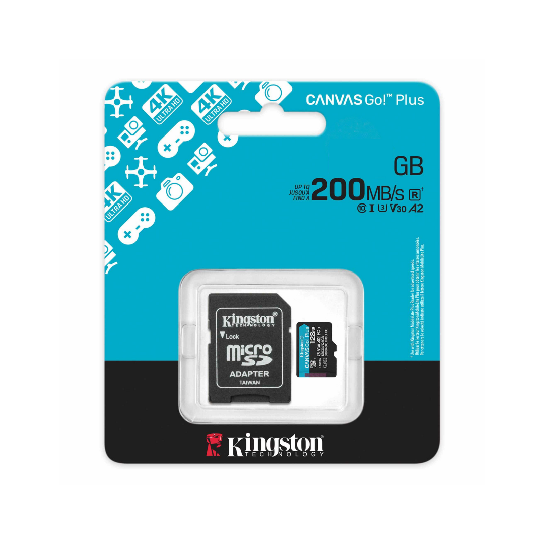 MICRO SD KINGSTON CANVAS GO PLUS 200MB/s V30 A2