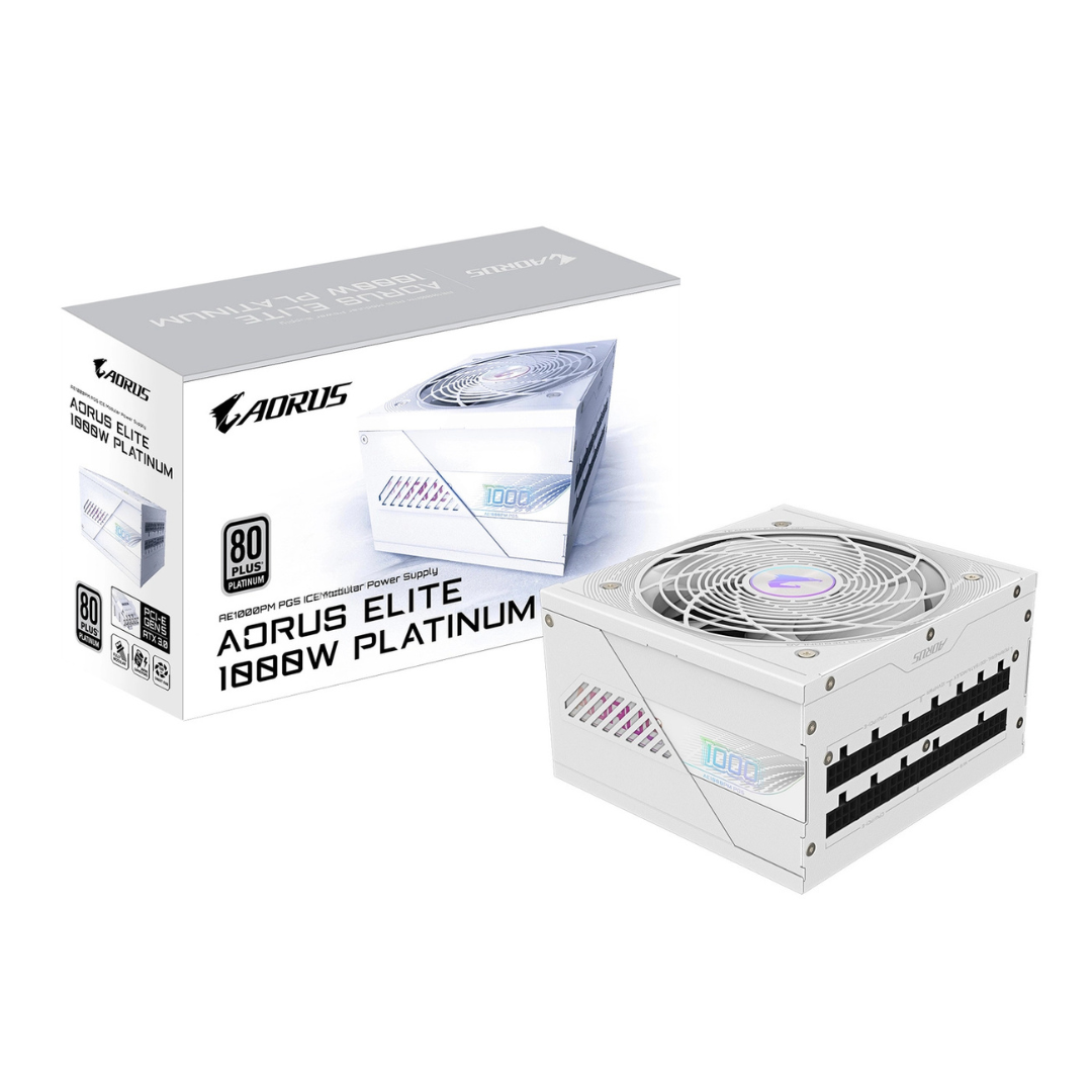 FUENTE P1000W AORUS ELITE 80+ Platinum Modular PCIe 5.0 PG5 ICE