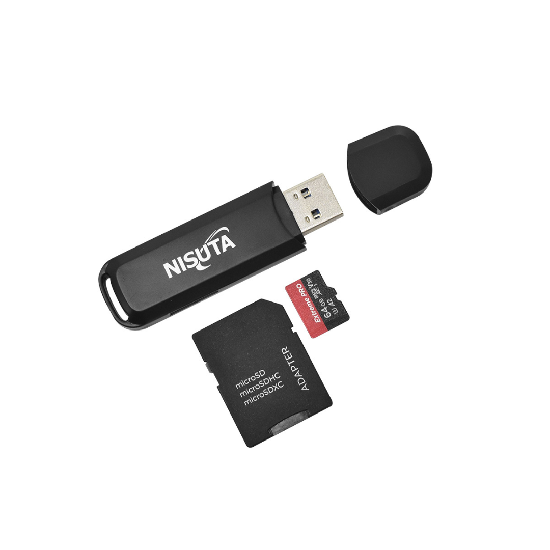 Lector de memorias SD y mini SD USB 3.0 NSCR10 NISUTA